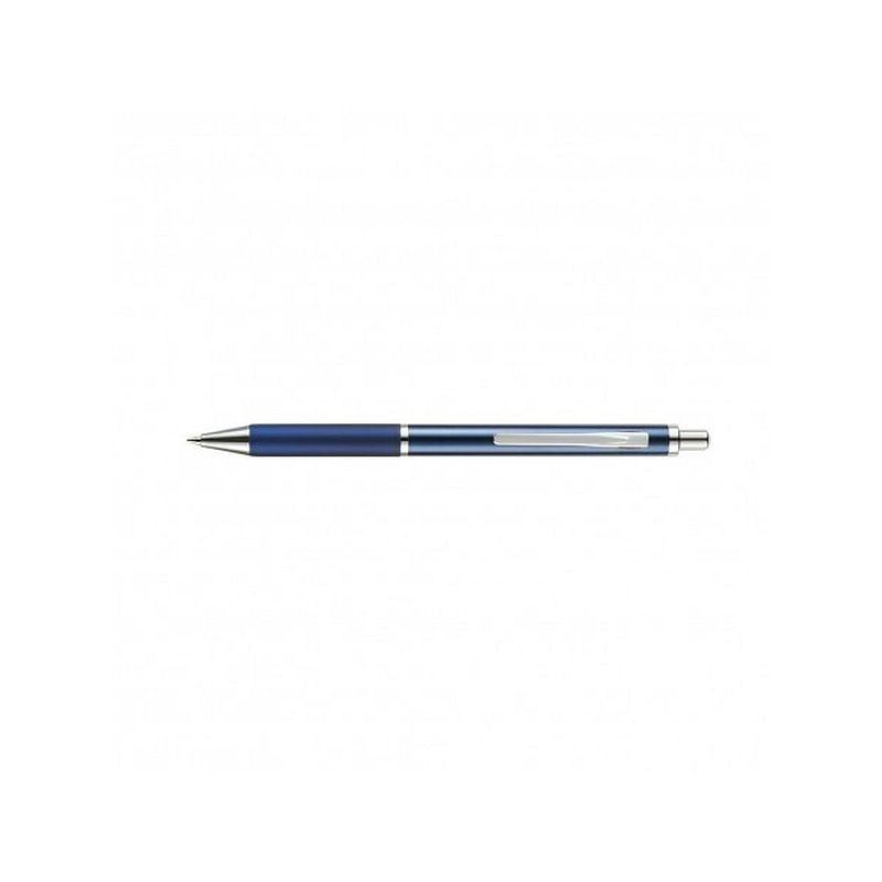Pix metalic pentru elevi, scriere fina, grosime varf 1 mm, mina albastra tip Parker