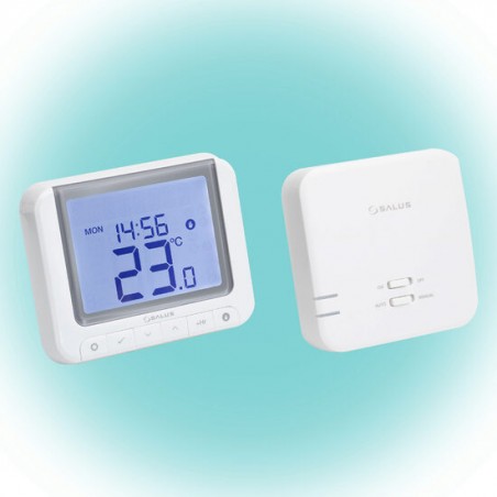 Termostat de camera cu releu fara fir, ecran LCD, temperatura reglabila, 9.5 x 11.8 x 2.6 cm