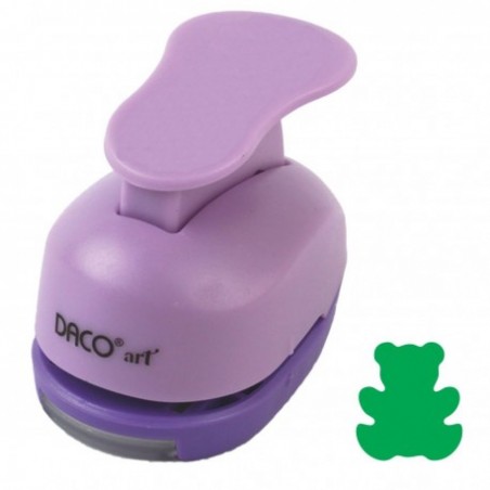 Perforator lucru manual, model ursulet, dimensiune perforare 2.5 cm si 5 cm, plastic
