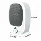 Aeroterma de podea, 600W, termostat reglabil, protectie la supraincalzire, dimensiune 12 x 10 x 20 cm, alb