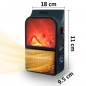 Mini aeroterma de perete, putere 600W, cu telecomanda, termostat, timer 12 ore, 180x110x95 mm Mini aeroterma de perete, putere 600W, cu telecomanda, termostat, timer 12 ore, 180x110x95 mm
