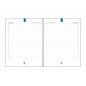 Agenda nedatata, A4, design clasic, 232 pagini, semn de carte, coperti buretate, 21 x 27 cm