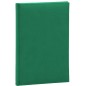 Agenta datata, format A5, coperta buretata, semn de carte, verde Agenta datata, format A5, coperta buretata, semn de carte, verde