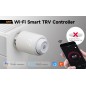 Termostat inteligent pentru calorifer, WiFi, Android iOS, control vocal Alexa, programabil