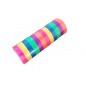 Banda adeziva multicolor, set 12 bucati, aplicare universala