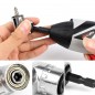 Adaptor unghiular pentru bormasina, cap inclinat, unghi 105 grade, tija hexagonala Adaptor unghiular pentru bormasina, cap inclinat, unghi 105 grade, tija hexagonala