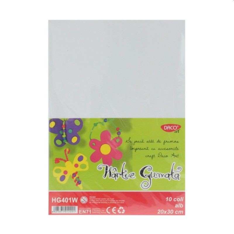 Hartie gumata, pachet 10 coli unicolor, dimensiuni 20x30 cm, diverse culori Hartie gumata, pachet 10 coli unicolor, dimensiuni 20x30 cm, diverse culori