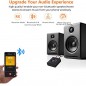 Receptor audio Bluetooth 5.0, reincarcabil, RCA, AUX, mod bas, autonomie 12 ore