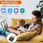 Adaptor Bluetooth 5.0, transmitator casti earbud, dongle audio pentru PC PS4, PS5, negru