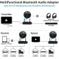 Transmitator/receptor audio Bluetooth 5.0, antena duala, Dual Stream, Bypass 3 in 1, AUX 3.5/RCA/Optic Transmitator/receptor audio Bluetooth 5.0, antena duala, Dual Stream, Bypass 3 in 1, AUX 3.5/RCA/Optic