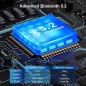 Adaptor transmitator audio, dongle Bluetooth 5.2, PC, PS4, PS5, aptX-LL/aptX-HD