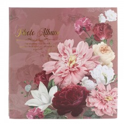 Album foto Peonies Flowers format 10x15, 500 fotografii, 31x35 cm, roz, RESIGILAT