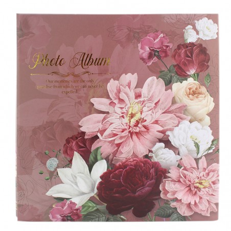 Album foto Peonies Flowers format 10x15, 500 fotografii, 31x35 cm, roz, RESIGILAT