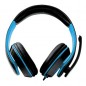 Casti gaming Esperanza Crow, control volum, microfon incorporat, frecventa 20 - 20000Hz, 32 Ohm, 105dB, negru/albastru