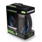 Casti gaming  Esperanza Crow, control volum, microfon incorporat, frecventa 20 - 20000Hz, 32 Ohm, 105dB, negru/albastru