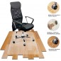 Covoras protectie pardoseala,140x100 cm, transparent, aspect mat, grosime 0.5 mm, PVC, RESIGILAT