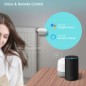 Termostat inteligent pentru calorifer, Zigbee, programabil, control vocal Google Assistant, Alexa