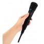 Microfon wireless, distanta maxima: 8m, VHF/FM, 109-120Mhz, 600 Ohm, 80dB, 22 cm x 7 cm x 10 cm, negru