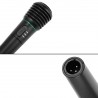 Microfon wireless, distanta maxima: 8m, VHF/FM, 109-120Mhz, 600 Ohm, 80dB, 22 cm x 7 cm x 10 cm, negru