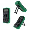 Multimetru digital, afisaj LCD, comutator rotativ:20 pozitii, test diode, memorie, 9V, 6,9 cm x 13,8 cm x 3,1 cm, negru
