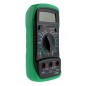 Multimetru digital, afisaj LCD, comutator rotativ:20 pozitii, test diode, memorie, 9V, 6,9 cm x 13,8 cm x 3,1 cm, negru Multimetru digital, afisaj LCD, comutator rotativ:20 pozitii, test diode, memorie, 9V, 6,9 cm x 13,8 cm x 3,1 cm, negru