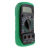 Multimetru digital, afisaj LCD, comutator rotativ:20 pozitii, test diode, memorie, 9V, 6,9 cm x 13,8 cm x 3,1 cm, negru