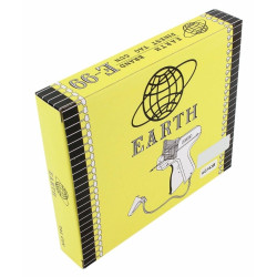 Aparat etichetat marfuri, maner ergonomic, 14 cm x 12,5 cm x 2,5 cm, negru/galben