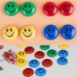 Set 12 magneti whiteboard, smiley face, 30 mm, diverse culori Set 12 magneti whiteboard, smiley face, 30 mm, diverse culori