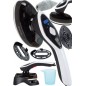 Fier de calcat rotativ cu aburi 2 in 1 Maltec 1500W, 3 trepte, 120 ml, 220-230V, 33,5 x 14,5 x 8,5cm, negru