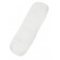 Husa mop cu abur Maltec, reutilizabila, universala, microfibra, 24,5 x 11,5 cm, alb