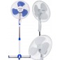 Ventilator podea, 45W, telecomanda inclusa, 3 trepte, 52,6 dB, 50Hz, 230V, 2,5kg, 125 x 43 cm, alb