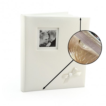 Album foto nuptial Wedding Kiss coperta personalizabila, 60 pagini, 29x32 cm, alb, RESIGILAT