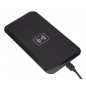 Incarcator telefon wireless, fast charge, indicator led, 5W, 1A, 5V, 85g, 15,5 x 8,5cm, negru