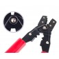 Cleste sertizare cabluri, 22-26 AWG, 14-18 / 20-22, 10-14 / 16-18 / 20-22, 300g, 18,2 x 12cm, rosu/negru