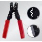 Cleste sertizare cabluri, 22-26 AWG, 14-18 / 20-22, 10-14 / 16-18 / 20-22, 300g, 18,2 x 12cm, rosu/negru