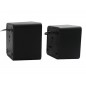 Mini boxe stereo 2.0, 6W, 30Hz - 20Khz, 4Ω, 80dB, 182g, 7,5 x 6 x 5,5cm, negru/rosu Mini boxe stereo 2.0, 6W, 30Hz - 20Khz, 4Ω, 80dB, 182g, 7,5 x 6 x 5,5cm, negru/rosu