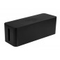 Organizator cabluri, 700g, 40 x 15,5 x 13,5cm, negru