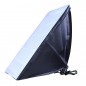 Kit studio foto, inaltime trepied: 78 - 230cm, suport umbrela inclus, E27, 230V, negru