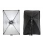 Kit studio foto, inaltime trepied: 78 - 230cm, suport umbrela inclus, E27, 230V, negru