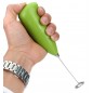 Mixer spuma lapte fara fir, plastic, baterii AA, 50g, multicolor Mixer spuma lapte fara fir, plastic, baterii AA, 50g, multicolor
