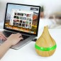 Umidificator aer, alimentare USB, iluminare led, 35 dB, 300ml, 2W, 5V, 14 x 10cm, bej Umidificator aer, alimentare USB, iluminare led, 35 dB, 300ml, 2W, 5V, 14 x 10cm, bej