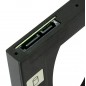 Rack HDD laptop SATA, spatiu montare: 2,5inch, lungime cablu: 18cm, negru