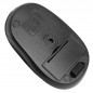 Mouse optic fara fir 800/1600 DPI, intrare USB, forma ergonomica, functie standby, 10,1 x 6,5 x 3,5cm, gri/negru