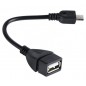 Adaptor USB - micro USB, compatibil cu USB 1.1/2.0, negru