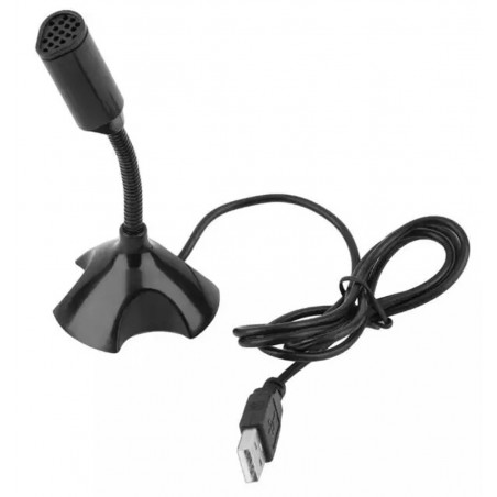 Microfon mini USB universal, 2,2 Ohm, 67dB, 13,5 x 6cm, negru
