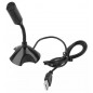 Microfon mini USB universal, 2,2 Ohm, 67dB, 13,5 x 6cm, negru