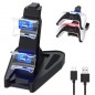 Statie incarcare controller, 2 porturi, intrare USB, 118g, negru Statie incarcare controller, 2 porturi, intrare USB, 118g, negru