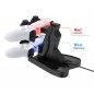 Statie incarcare controller, 2 porturi, intrare USB, 118g, negru Statie incarcare controller, 2 porturi, intrare USB, 118g, negru