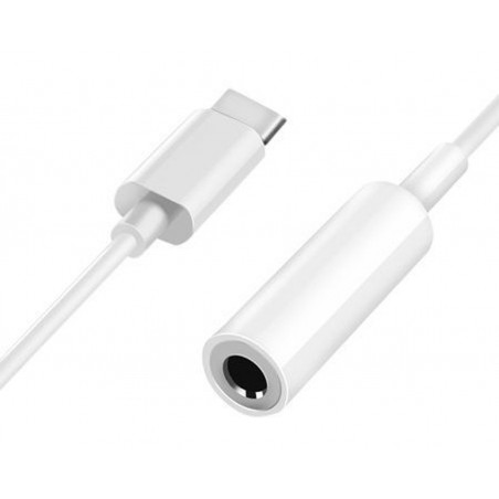 Adaptor USB tip c - Jack 3,5mm, alb
