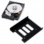 Adaptor HDD/SSD de la 2,5inch la 3,5inch, otel, negru